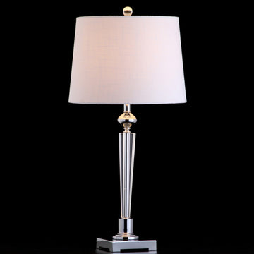 Foster 28.25" Crystal LED Table Lamp - JONATHAN Y